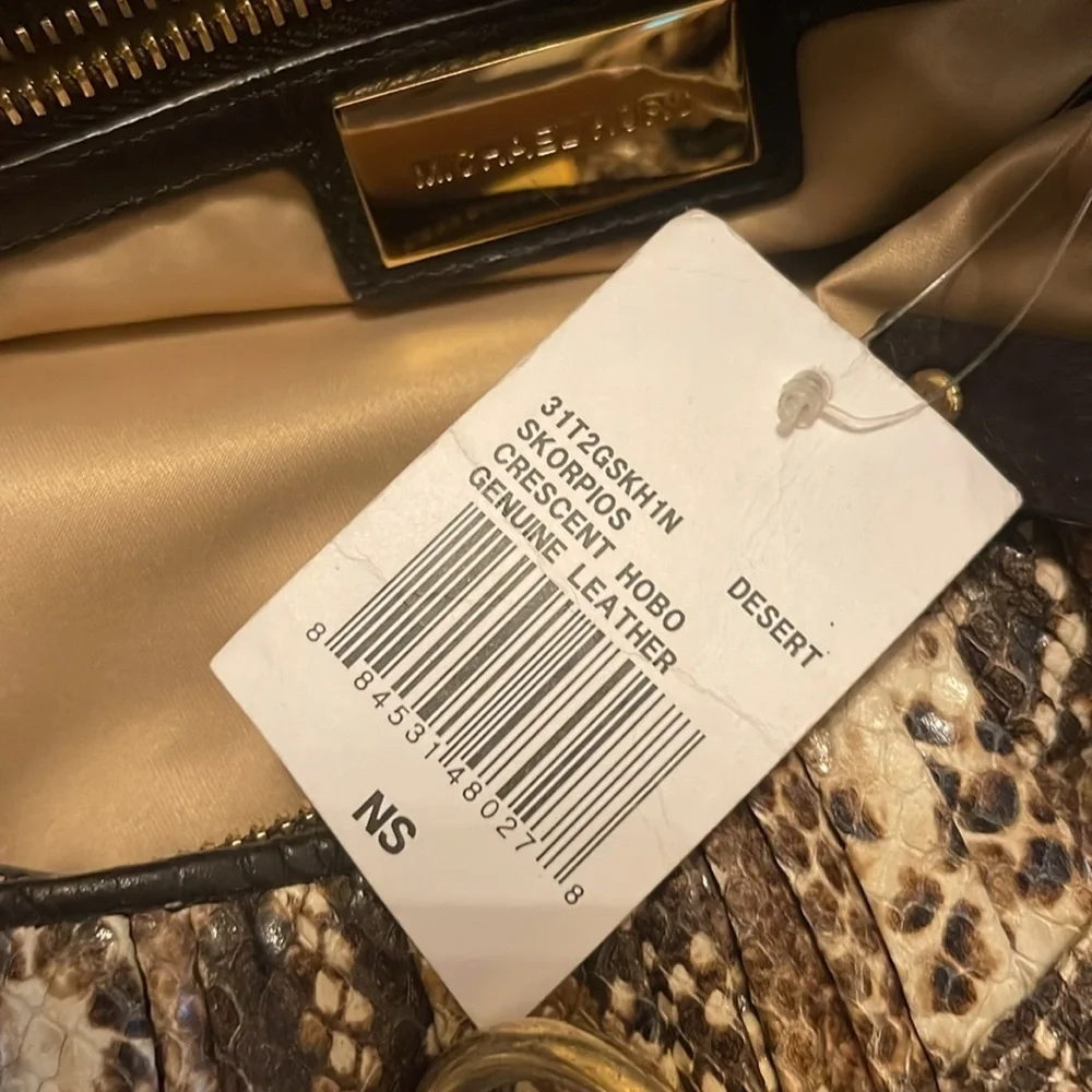Michael Kors Phython Leather Hobo